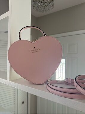 kate spade love shack pink heart bag